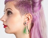 NEW earrings . colour key drops . 1.25 inches