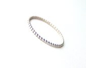 Tiny Dots Ring Sterling Silver Stacking