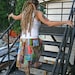 One of a kind patchy shortie patchwork skirt