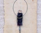 Mixed Media Domino Art Doll