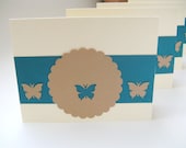 Blank All Occasion Butterfly Note Card Set of 4