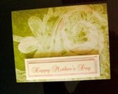 Card Mother's Day Pink Green