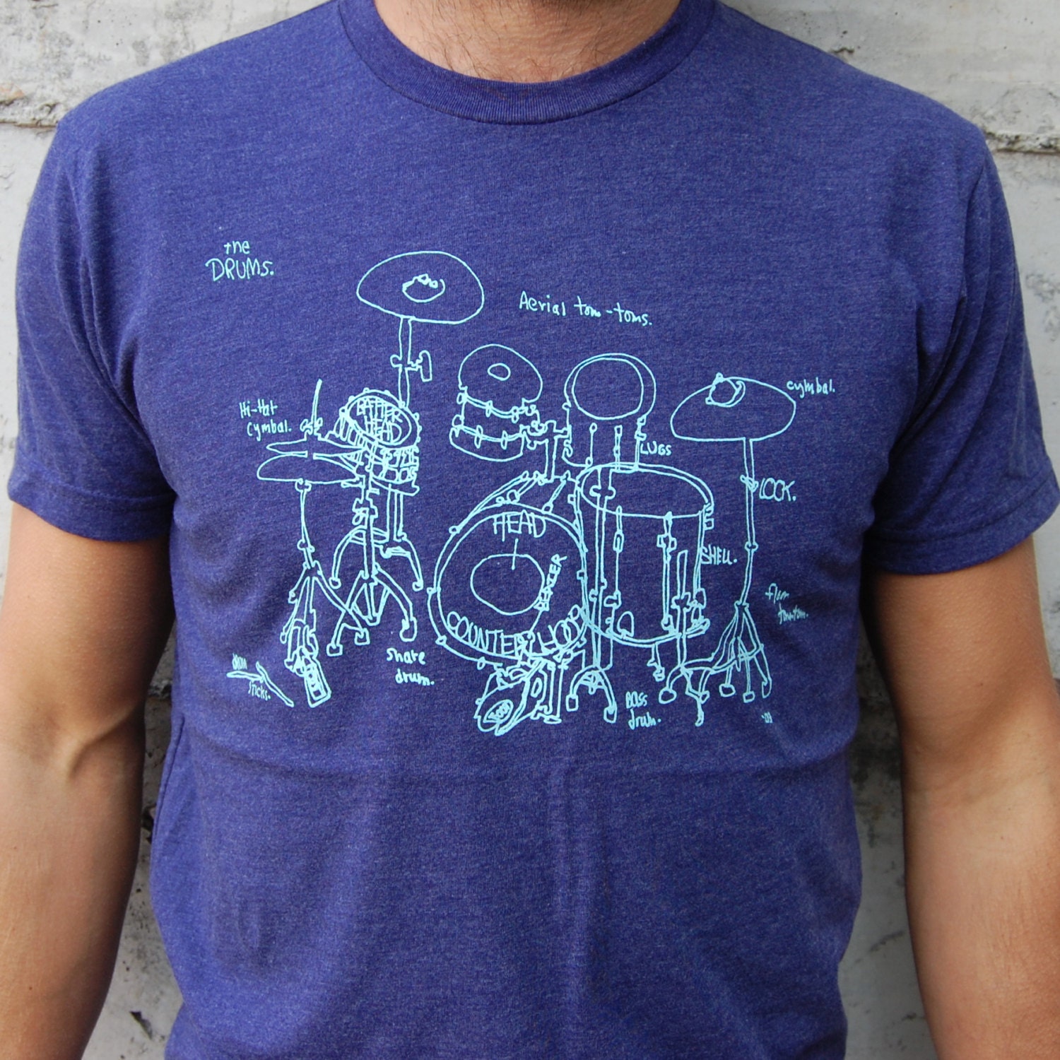 Drums Diagram tee