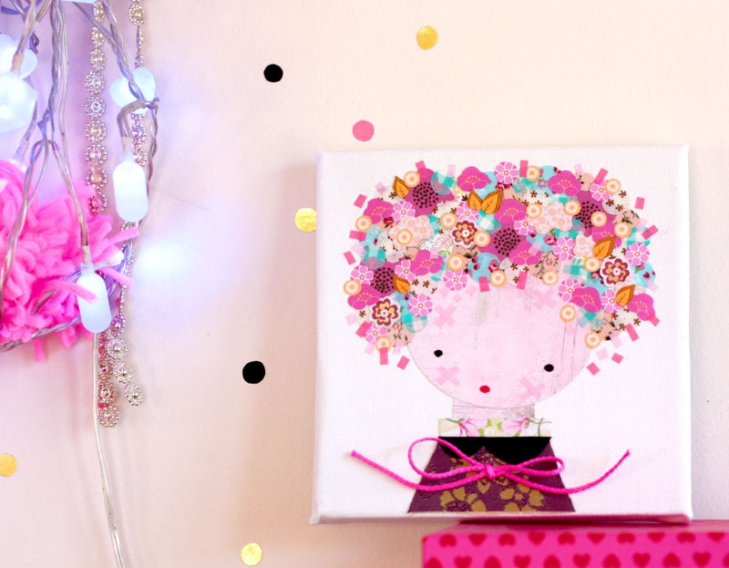 Paper Doll on Canvas n.5