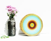 one VERY LARGE eco friendly geometric upscale art on reclaimed wood D30