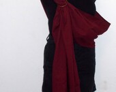 Baby Sling Wrap - Weld-free Rings - Burgandy