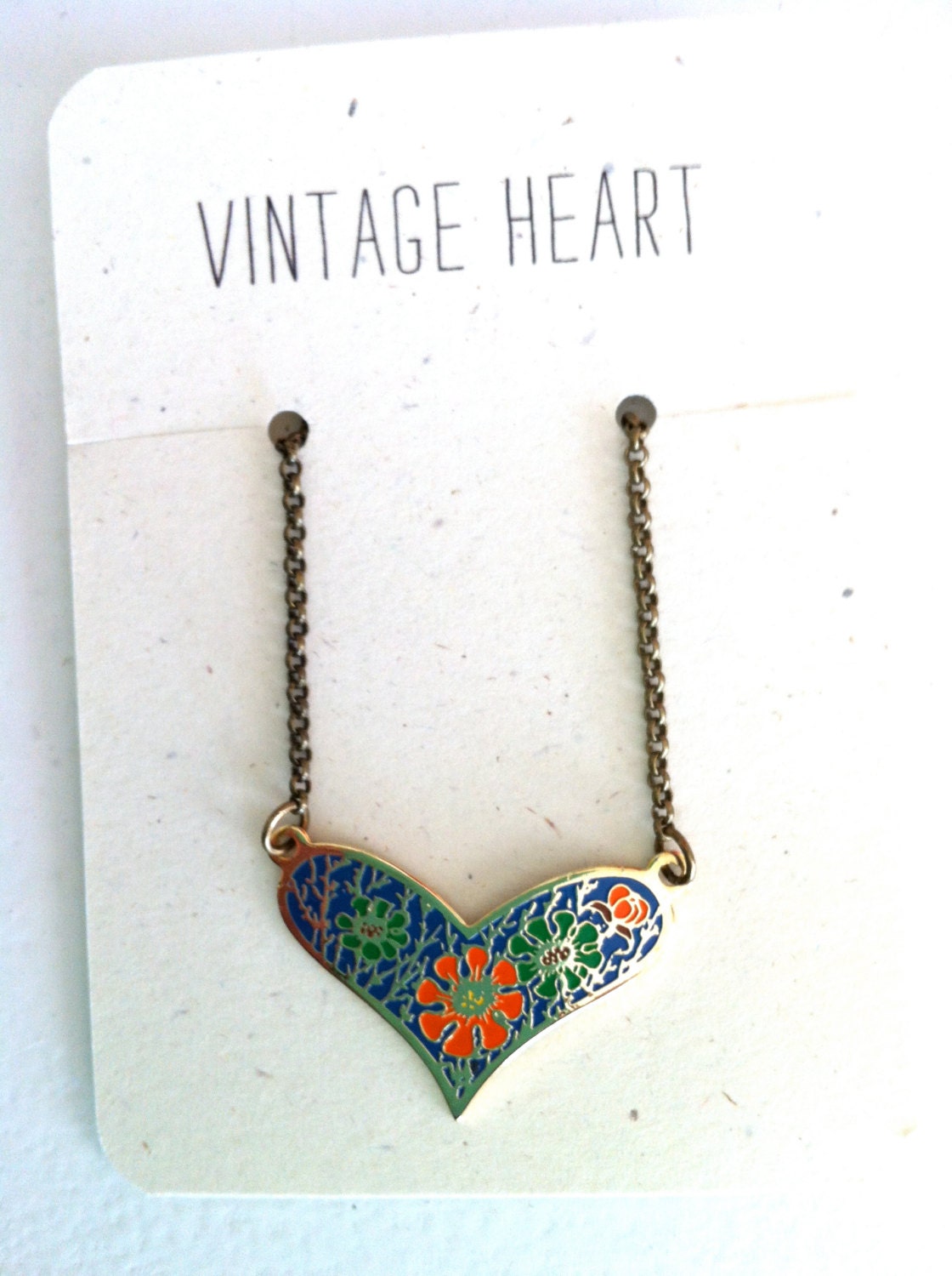 Vintage Heart Necklace VII