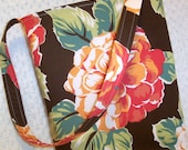 Hobo Bag Bohemian Chic Floral Shoulder Sling Purse Tote Bag Earthy Blossom Cottage Roses