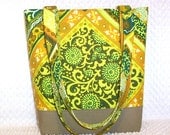 Urban Tote Bag Large Bohemian Bucket Bag Shoulder Bag Vintage Hippie Chic Bandana Eco Friendly Floral