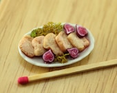 Foie Gras Dinner - 1:12 Dollhouse Miniature Food