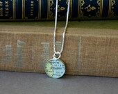 Dublin - Sterling Keepsake Map Charm Necklace