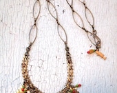 Eco Friendly Necklace - Repurposed Vintage