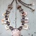 By the Light of the Silvery Moon - Repurposed Vintage Necklace