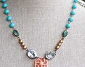 Summer dream.bohemian, vintage style,beaded necklace. Tiedupmemories