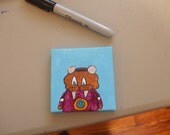 Walrus Aviator Creature Original Painting