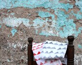 Triangle Hand Printed Kitchen Towels - Geometric - Flour Sack - Southwest - Desert - Arizona
