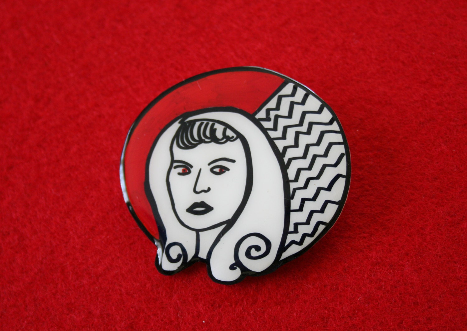 Laura Palmer Twin Peaks Brooch