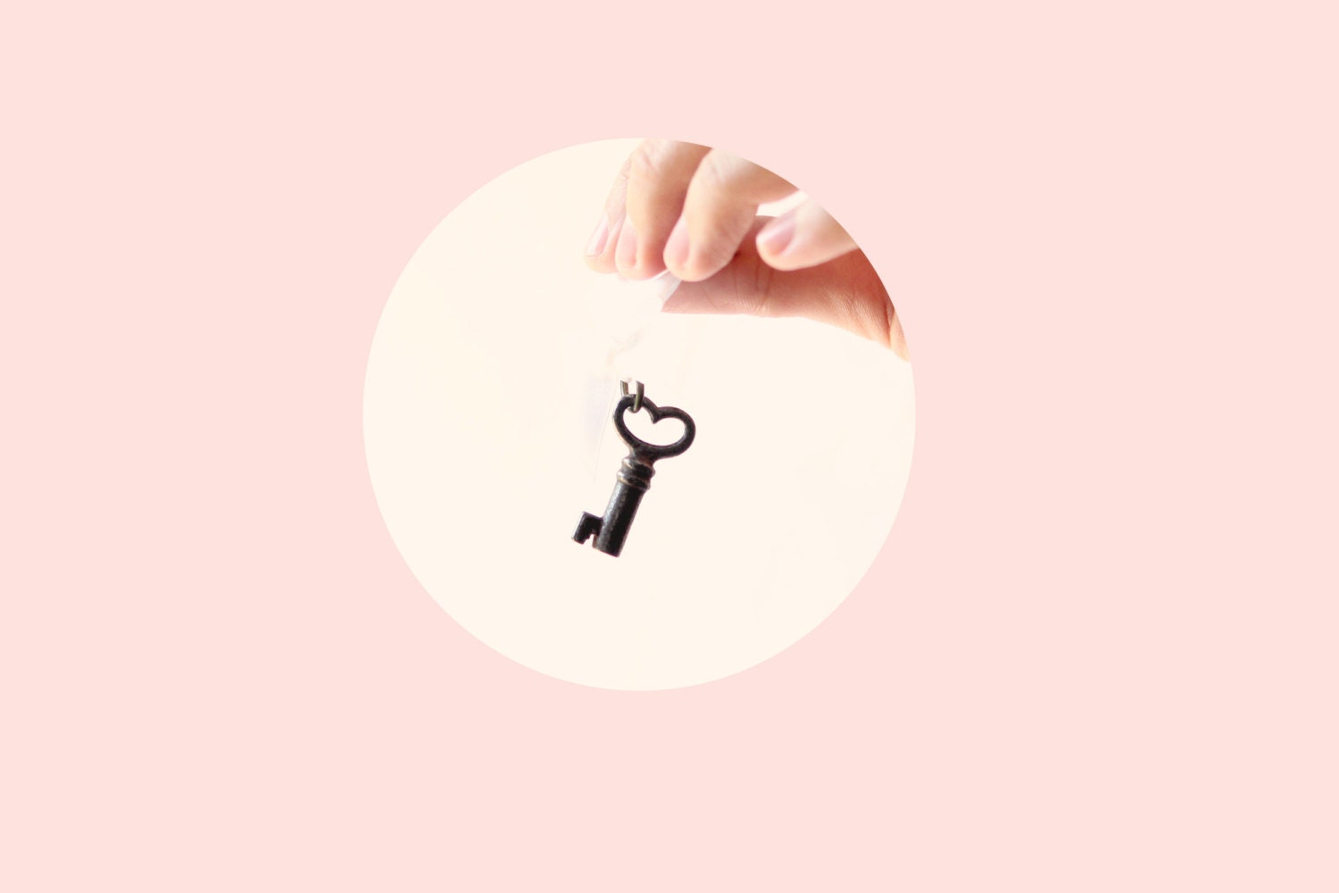 Heart-shaped vintage key, skeleton key, vintage key, key boutonniere - KEY to my HEART