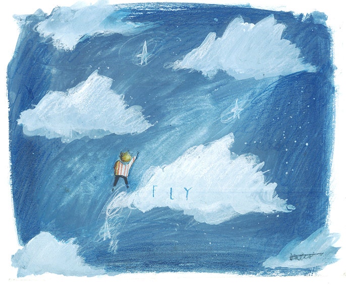 Fly original painting