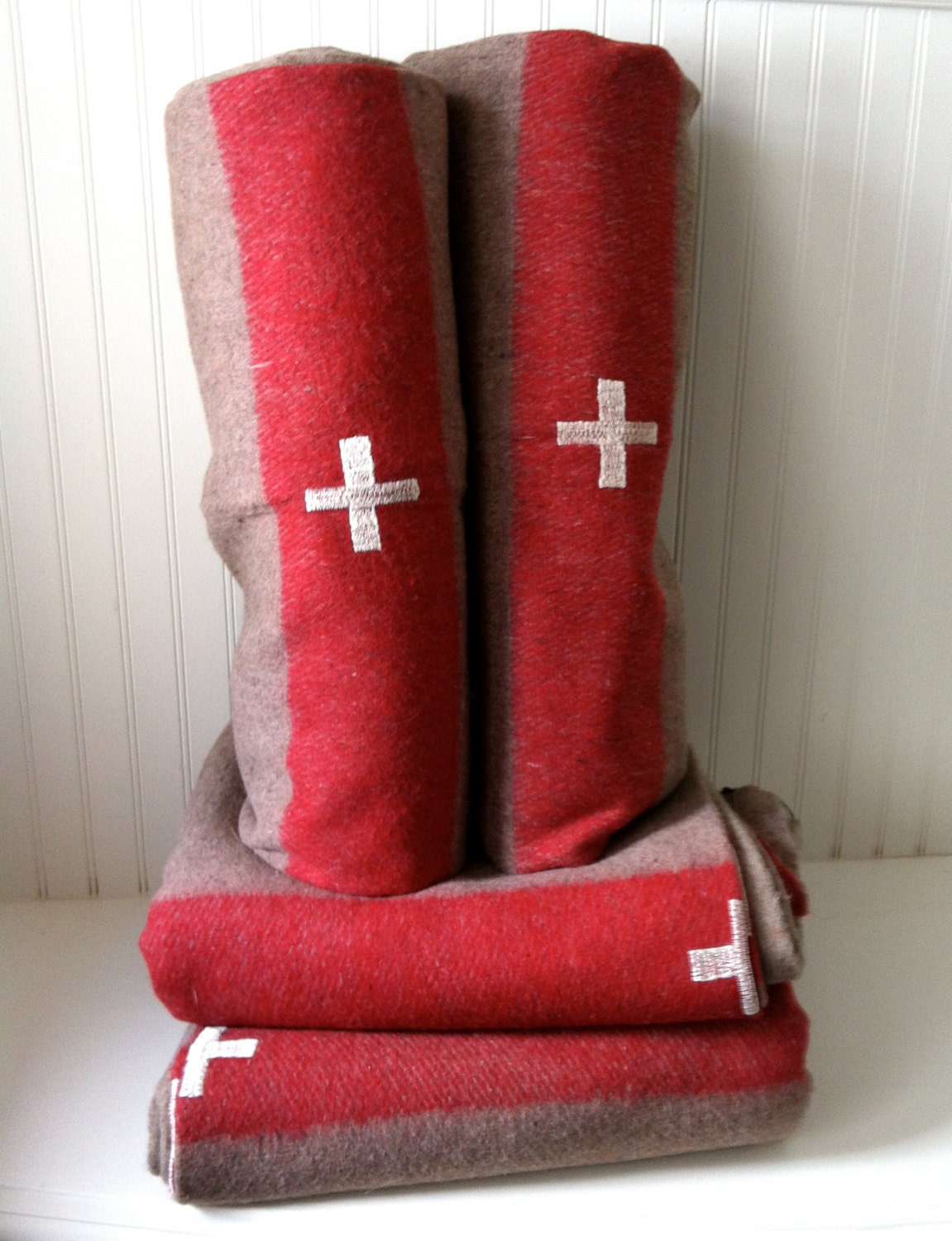 Authentic Swiss Army wool blanket - back in stock