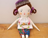 Molly Dolly rag doll heirloom quality, Tabitha