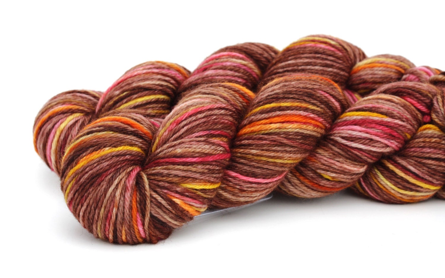 Rusty--hand dyed DK weight yarn, BFL (246yds/100gm)