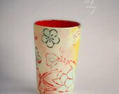 Tall Tumbler in Lotus Garden