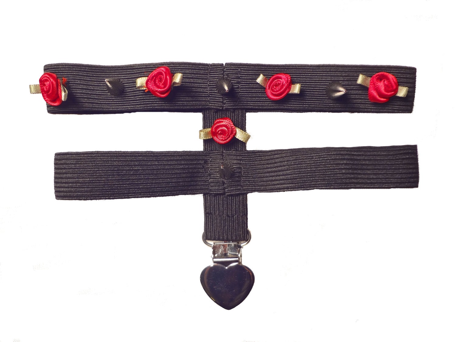 Studs 'N' Roses Leg Garter