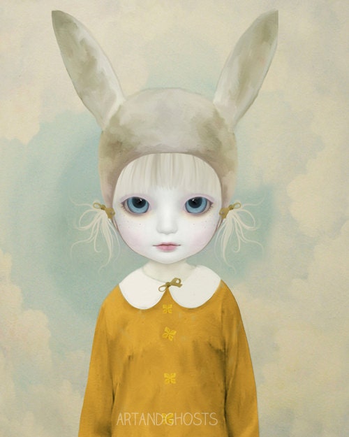 Tilly - Digital Painting Art Print 10x8