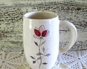 Vintage1950's Franciscan China Duet Pattern Grandmug Pink and Gray