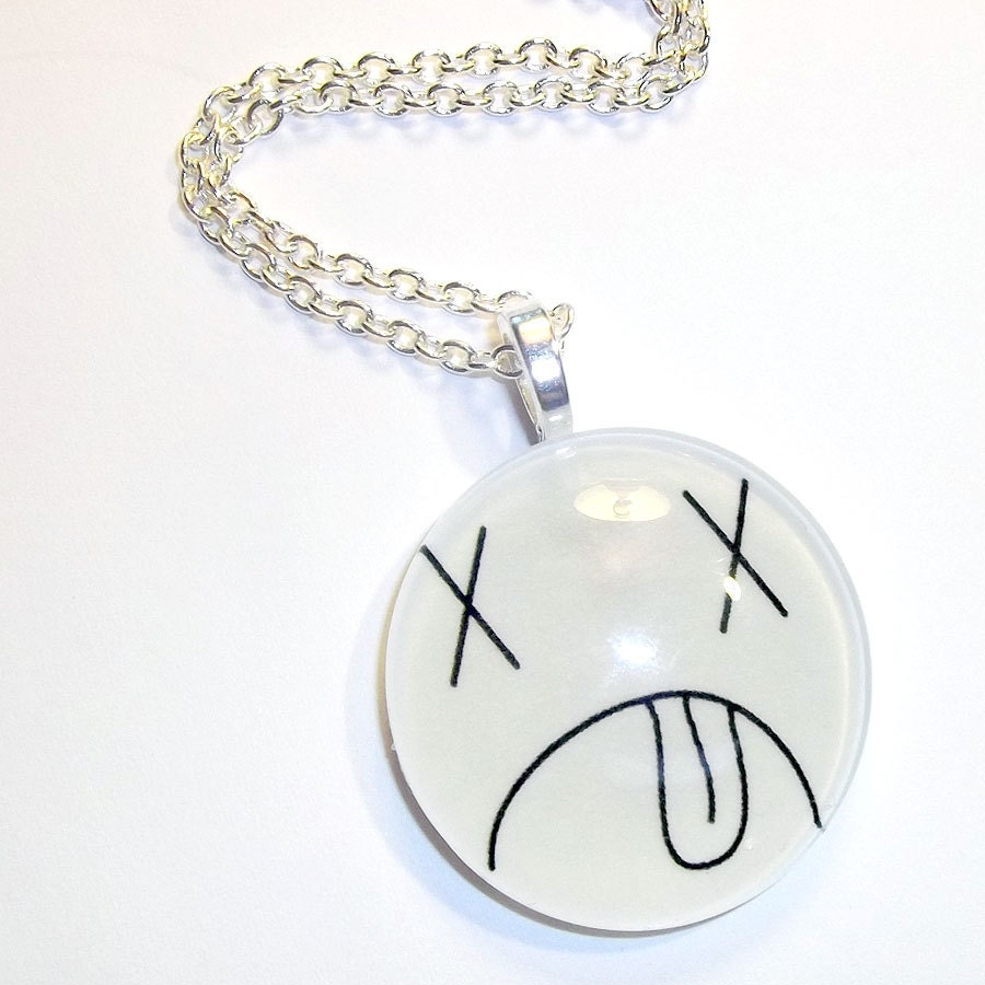 Dead Smiley Face Necklace
