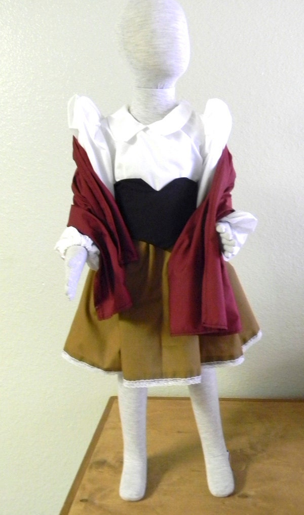 Sleeping Beauty Aurora Briar Rose Peasant Dress size 2 to 6 Il_570xn