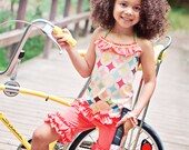 Ruffle Shorties - Girls Shorts in Coral, Light Pink or Lime - Spring 2013