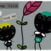 A4 print of original illustration wall art Keep calm and HUG ME