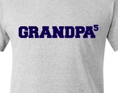 Customized grandpa to the higher power personalized with grandchildren names Tshirt