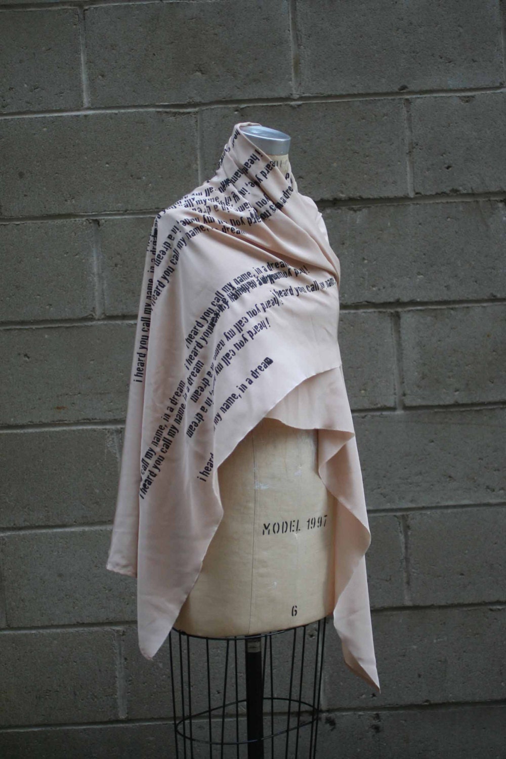 Studio SALE Women's Silk Scarves/Women's Spring Fashion/ Spring Accessories/Silk Scarves/Text Scarf/Leather Scarves