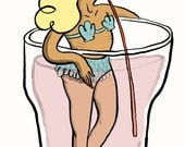Rum Babe No. 2 Print