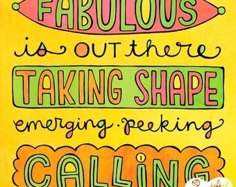 Something Calling (8x10 doodle print)