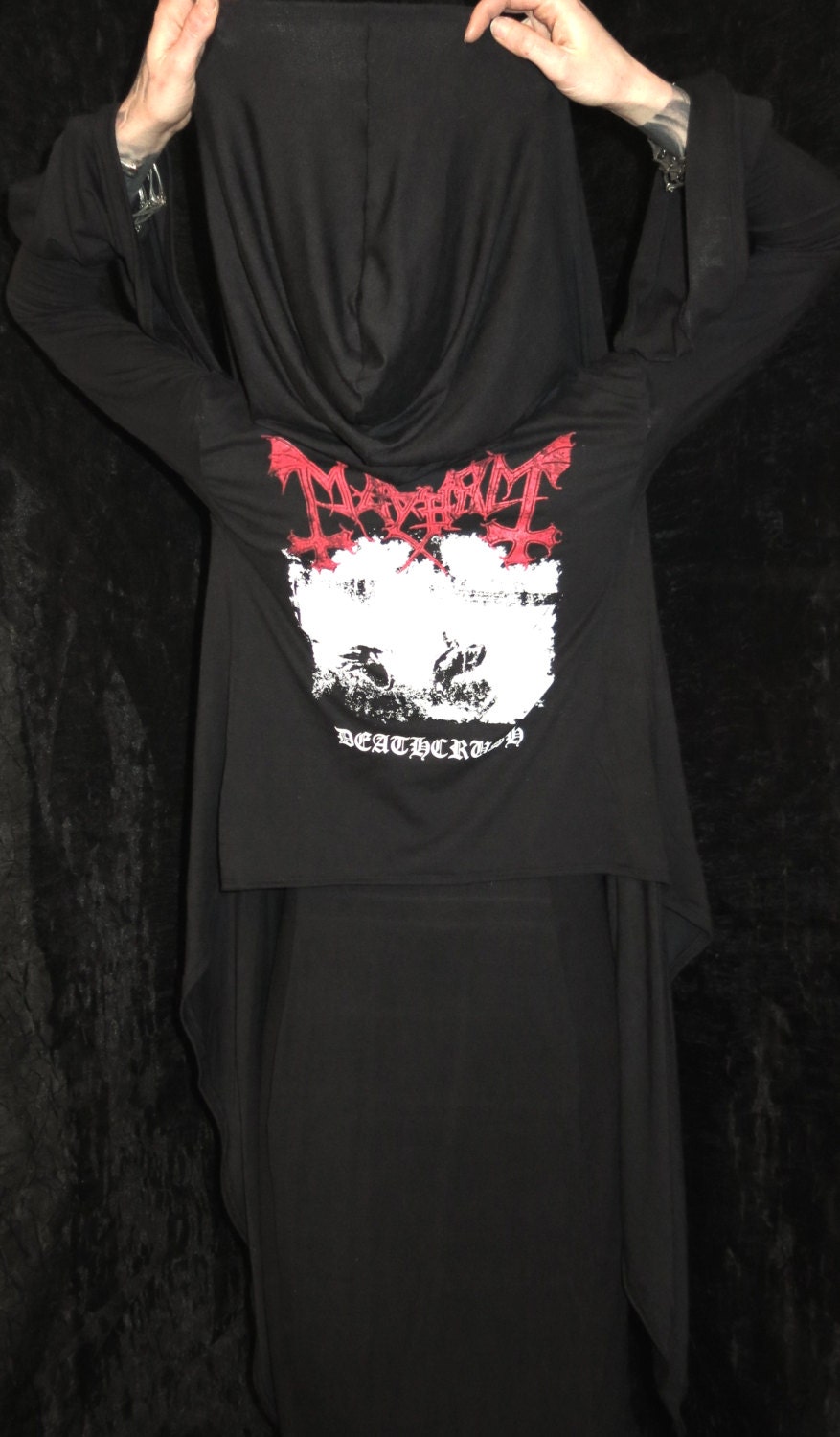 Mayhem Girls Deathcrush Drape Hoodie