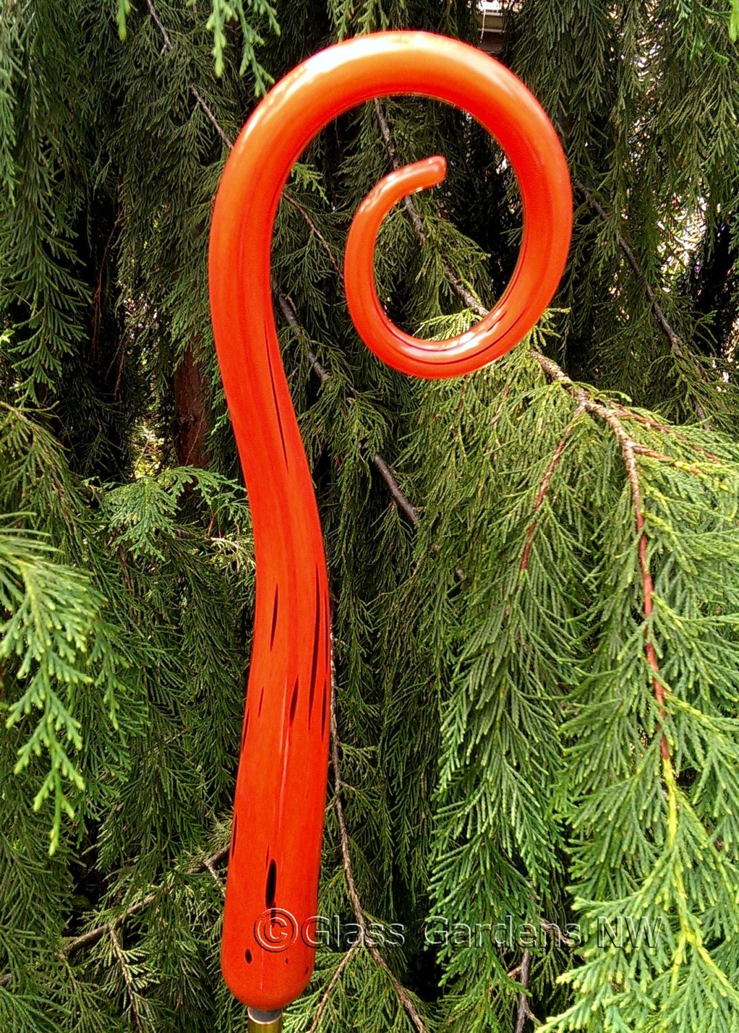 Large Red and Black Fiddlestick