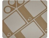 4x3 Geotag Frames and Diecuts, Great for Project Life