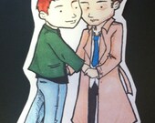 Supernatural Sticker - Destiel - Dean and Castiel