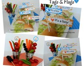 Boy  Baby Shower Party Printables INSTANT DOWNLOAD  Nugget Wraps, Invitation, Tags, Drink Wraps, Game etc