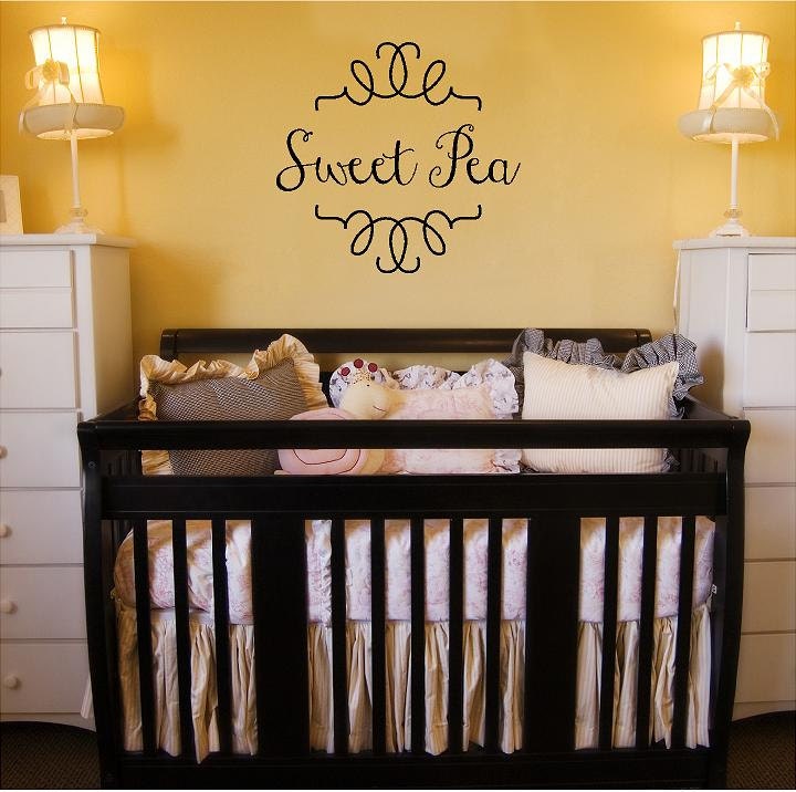 Sweet Pea Customizable Wall Decal