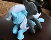 Physical and Digital Copies, Beanie Pony Sewing Pattern with Unicorn Horn and Pegasus Wings (Plush, Plushie, Stuffed Toy)