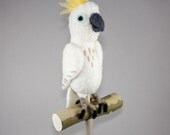 Needle Felted Cockatoo