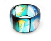 Jelly Fish Instagram, XL SUPER CHUNKY bangle, bracelet, by BuyMyCrap