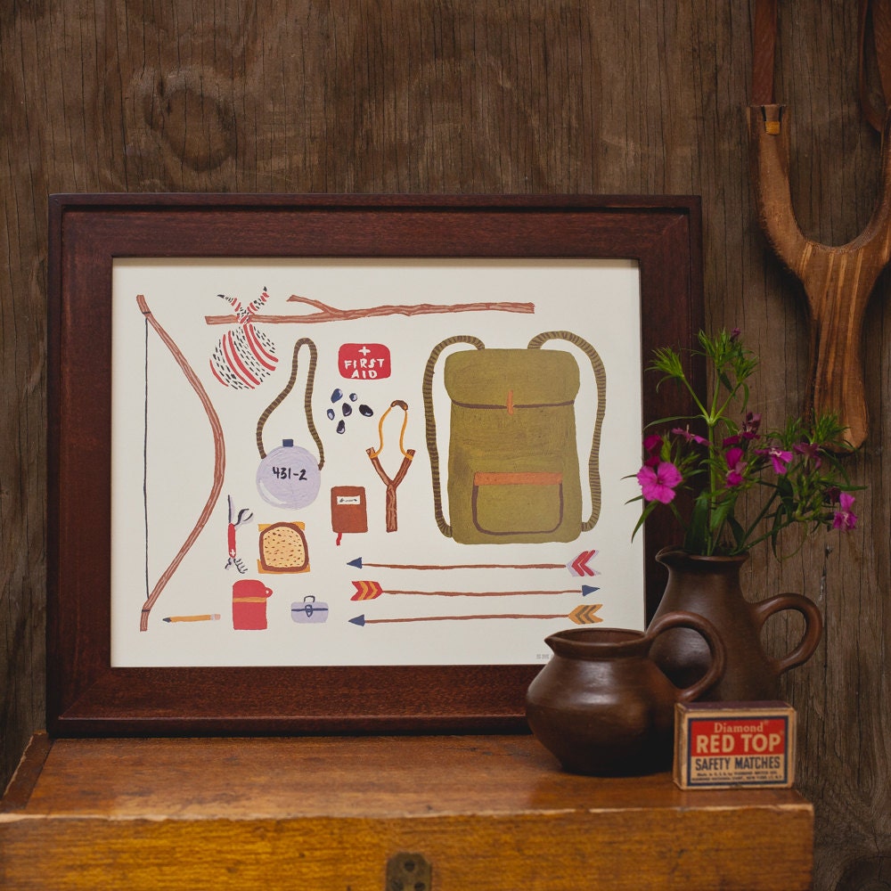 Backpacking 8.5x11 Print