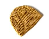 Sungold Newborn Hat, Crochet Beanie, Baby Photo Prop, Little Girls Hats, MADE TO ORDER, Children Clothing