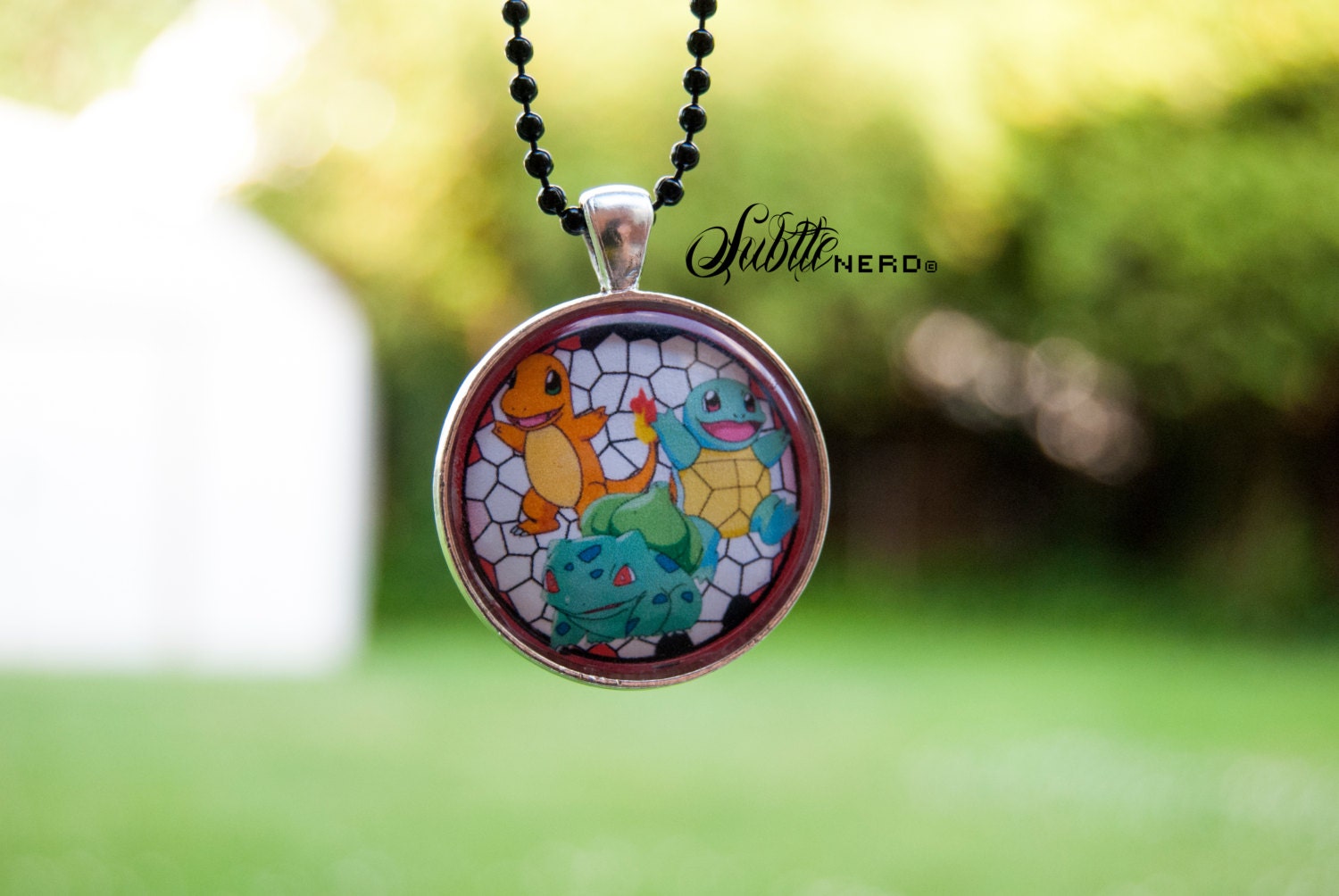 Pokemon Kanto Starters Necklace